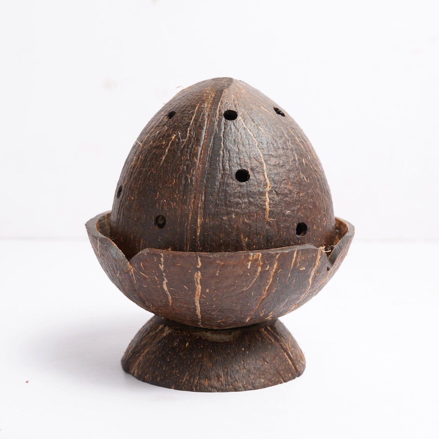 Thenga Coconut Shell Dhoop Stand with ash catcher