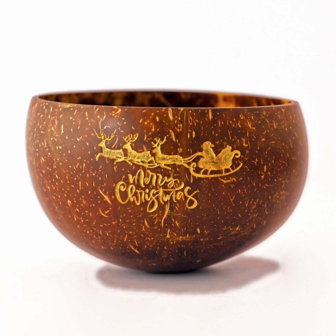 Thenga Christmas Bowl for Serving and Decorative 