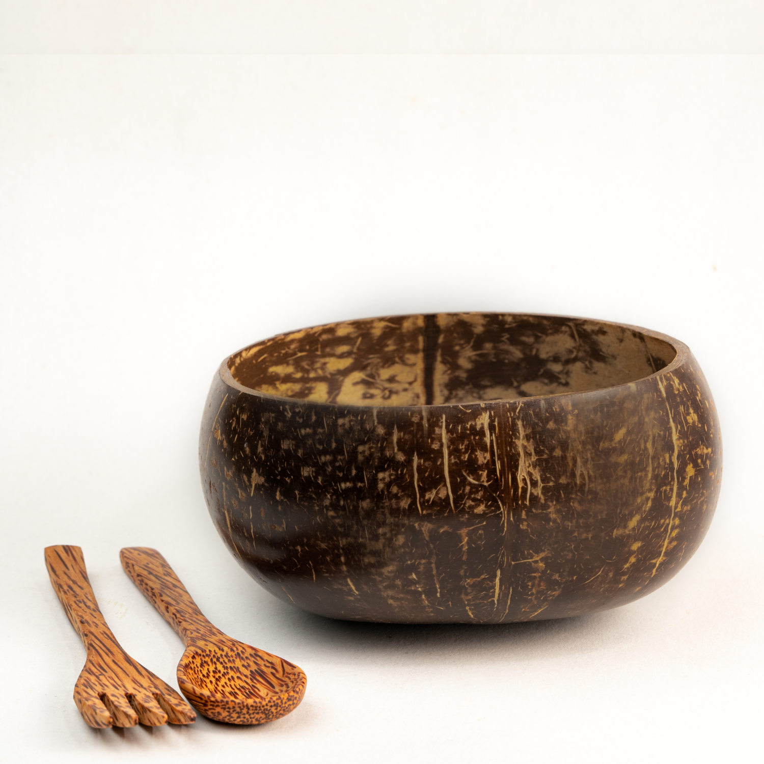 Coconut Shell Bowl | Coconut Bowl with Spoon | Thenga